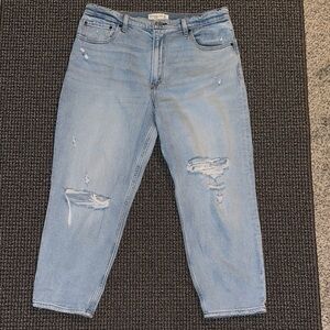 Abercrombie & Fitch Light Blue High Rise Women Jeans